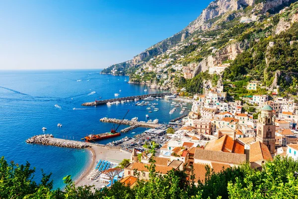 Impresionante Vista Ciudad Amalfi Italia —  Fotos de Stock