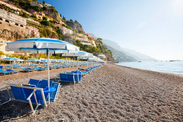 Stunning View Positano Beach Amalfi Coast Italy — Stock Photo, Image