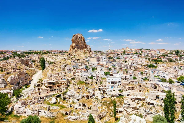 Festung Der Stadt Ortahisar Umgeben Von Häusern — Stockfoto