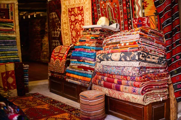 Close Details Turkish Carpet Store — 스톡 사진