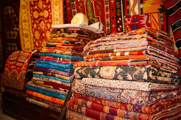 Close Details Turkish Carpet Store — Stockfoto