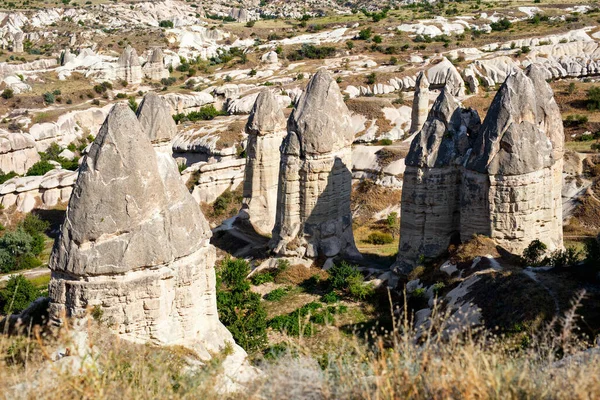 Gorkundere Valley View Rock Formations Fairy Chimneys Cappadocia Turkey — 스톡 사진