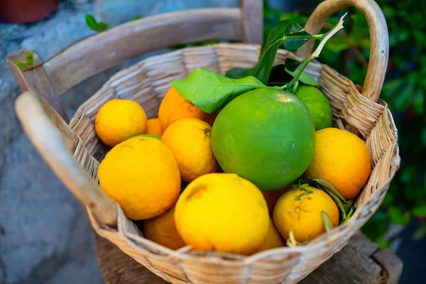 Urval Färska Apelsiner Marknaden Italien — Stockfoto