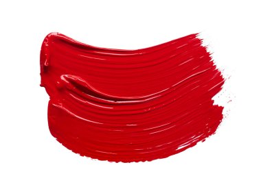 Kırmızı ruj ya da akrilik boya lekesi. Enerjik ve doygun renk, şık ve dinamik görüntü. Görüntü kozmetik şirketlerinde, moda dergilerinde ve sanat projelerinde kullanıma uygun..