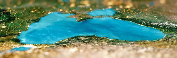 Karadeniz Türkiye Kırım Görüntünün Elementleri Nasa Tarafından Döşenmiştir Oluşturma — Stok fotoğraf
