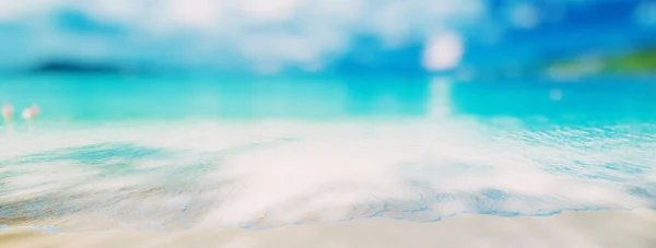 Тропическая Водная Панорама Пляж Океана — стоковое фото