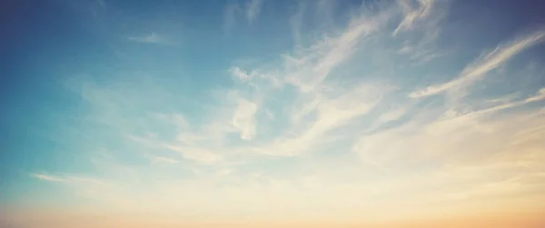 Himmel Und Wolken Sommerpanorama Hintergrund Freien — Stockfoto