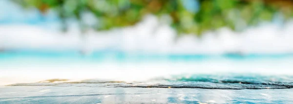 Tropical Ocean Sand Beach Background — Stock Photo, Image