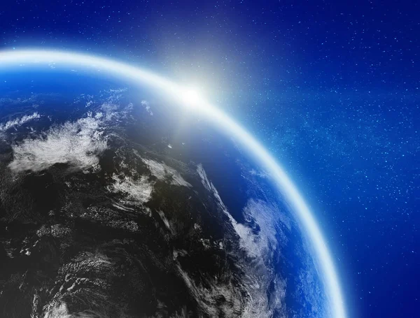 Maa Avaruudesta Elementit Tämän Kuvan Kalustettu Nasa Renderointi — kuvapankkivalokuva