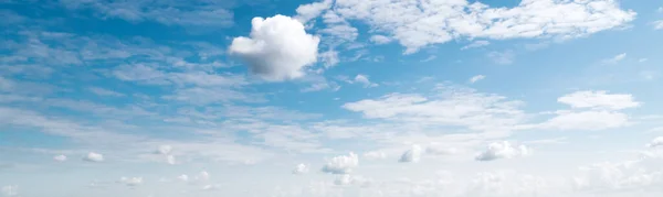 Sky Clouds Summer Panorama Background — Stock Photo, Image