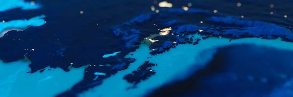 Alaska Yatay Kayma Panoraması Görüntünün Elementleri Nasa Tarafından Döşenmiştir Oluşturma — Stok fotoğraf