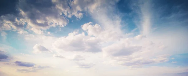 Cielo Nuvoloso Sfondo Colorato Paesaggio Naturale — Foto Stock