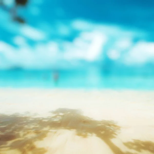 Tropical island travel blur background
