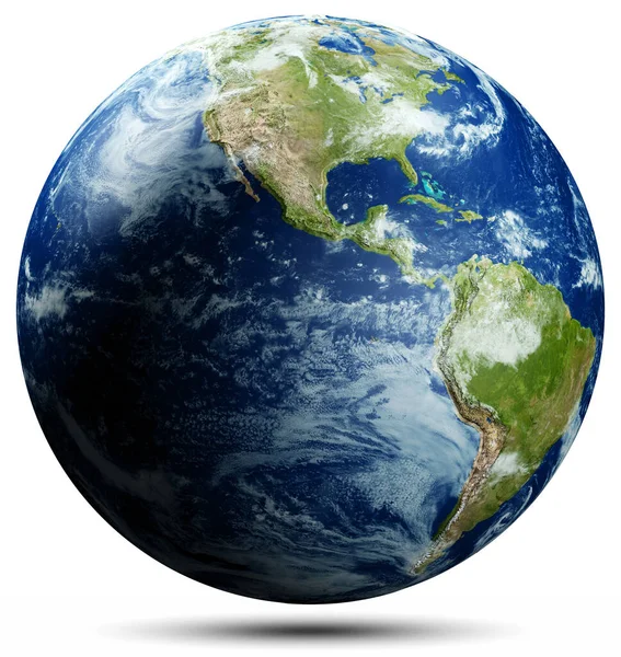 Amerika Planeten Jorden Delar Denna Bild Tillhandahålls Nasa Konvertering — Stockfoto