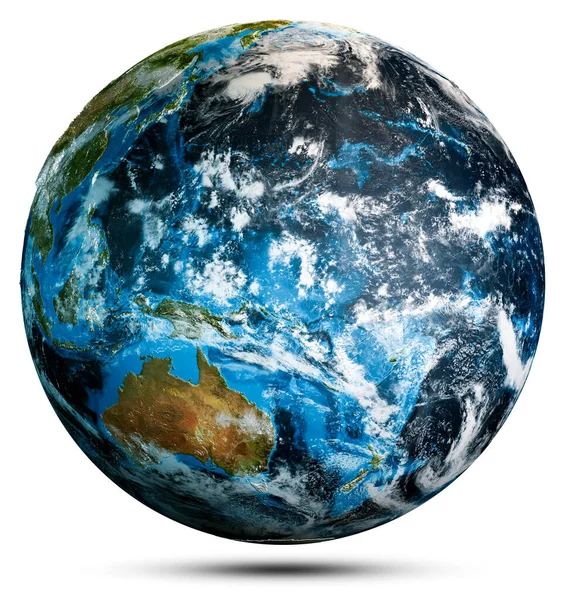 Mapa Świata Planeta Ziemia Elementy Tego Obrazu Dostarczone Przez Nasa — Zdjęcie stockowe