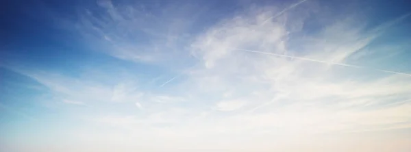 Чудове Небо Вранці Літній Фон — стокове фото
