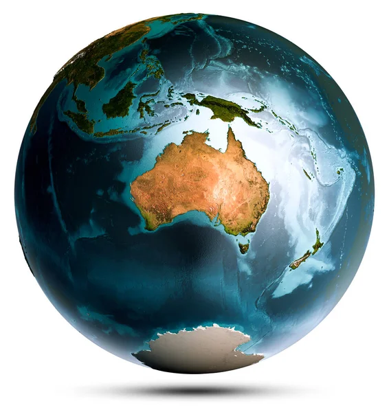 Planet Earth Globe World Prvky Tohoto Obrazu Poskytla Nasa Vykreslování — Stock fotografie