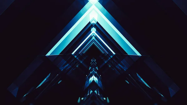 Glow Blur Linjer Abstrakt Bakgrund Rendering — Stockfoto