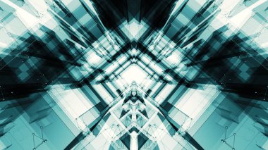 Arka plan fütüristik konsept uzay teknolojisi. 3D render