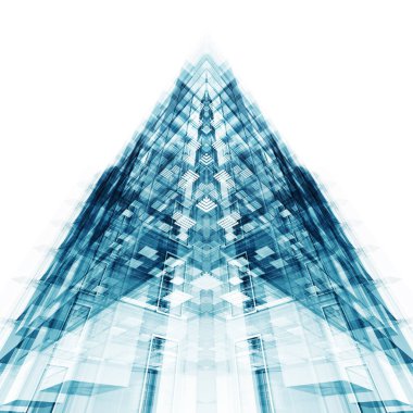 İnşaat Mühendislik teknolojisi. Beyaz izole. 3D render