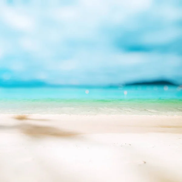 Stranden Tropiska Oceanen Paradiset Med Karibisk Böna — Stockfoto