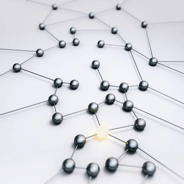 Connection Konzept Zielt Auf Den Cyberspace Des Marktes Clients Datenbank — Stockfoto