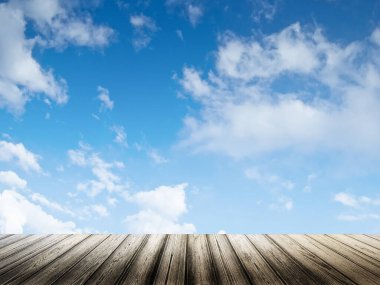 Gökyüzü atmosfer iyi hava ve beyaz bulutlar