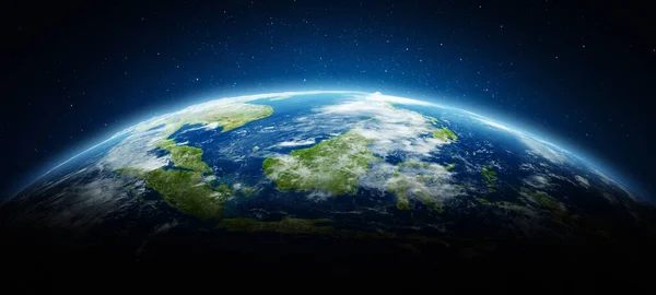 เอเช ยตะว นออกเฉ ยงใต ดาวเคราะห โลก องค ประกอบของภาพน าโดยนาซ การแสดงผล — ภาพถ่ายสต็อก
