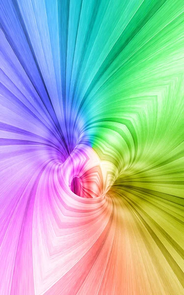 Rainbow Colors Технология Рендеринга Вертикали — стоковое фото
