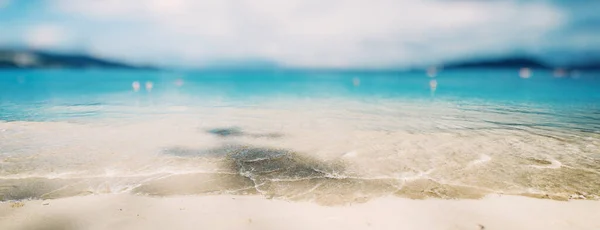 Stranden Tropisk Paradiset Havsutsikt — Stockfoto
