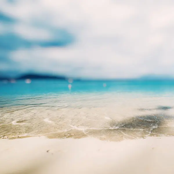 熱帯海のビーチ カリブ海の楽園 — ストック写真