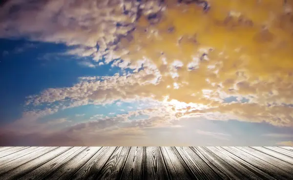 Himmelsatmosphäre Gutes Wetter Und Weiße Wolken — Stockfoto