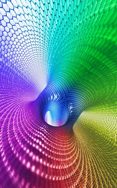 Rainbow Colors Технология Рендеринга Вертикали — стоковое фото