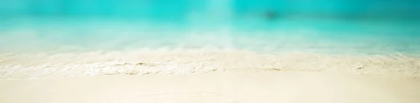 Океанський Тропічний Пляж Розмита Панорама — стокове фото
