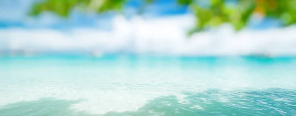 Tropischer Ozean Welle Strand Hintergrund — Stockfoto