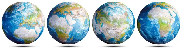 Globe Planeet Aarde Ingesteld Elementen Van Dit Beeld Geleverd Door — Stockfoto