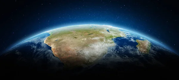 Sudáfrica Madagascar Planeta Tierra Elementos Esta Imagen Proporcionados Por Nasa — Foto de Stock