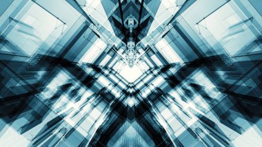 Arka plan fütüristik konsept uzay teknolojisi. 3D render