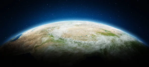 Azië Planeet Aarde Elementen Van Dit Beeld Geleverd Door Nasa — Stockfoto