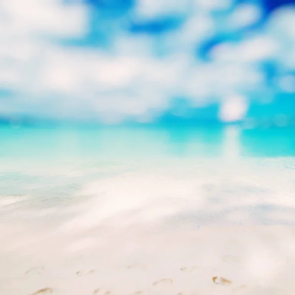 Praia Tropical Oceano Paraíso Caribenho — Fotografia de Stock