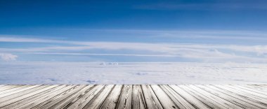 Bulutlar gökyüzü atmosfer panorama içinde. Açık gezegen