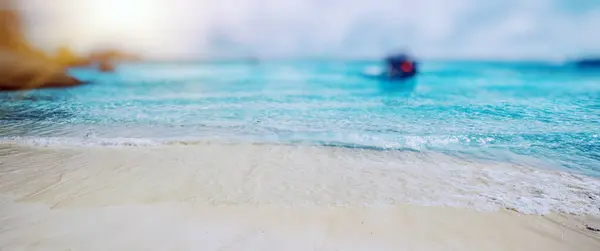 Tropik Kayıp Sahil Şeridi Deniz Plajı — Stok fotoğraf
