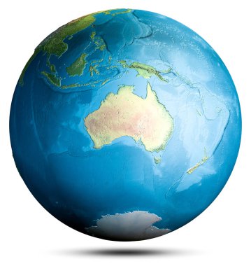 Dünya gezegeni haritası. Bu görüntünün elementleri NASA tarafından döşenmiştir. 3d oluşturma