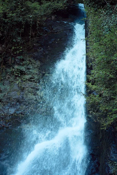 Unusual Waterfall Toned Blue — Stock Fotó