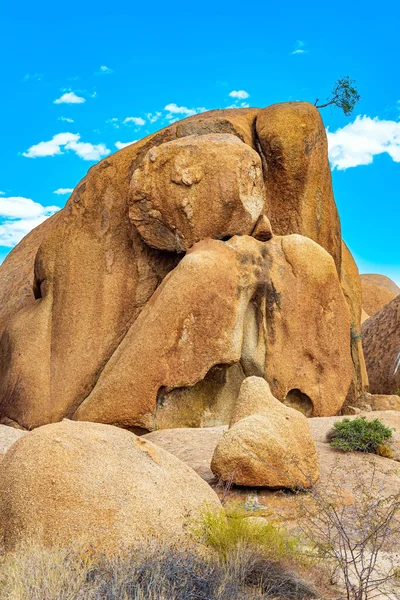 Africa Namibia Spitzkoppe Picturesque Rock Massif Namibia Picturesque Huge Rounded — Stock Photo, Image