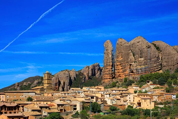Muhteşem Mallos Uçurumları Dağcılar Arasında Popülerdir Huesca Ili Aragon Kuzey — Stok fotoğraf