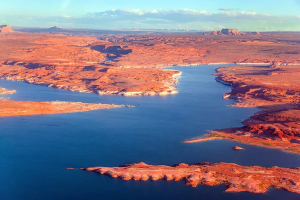 Lake Powell Een Stuwmeer Aan Colorado River Staten Utah Arizona — Stockfoto