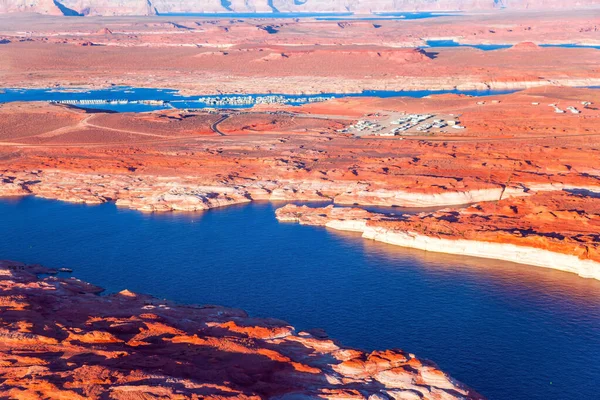 Jezioro Powell Zbiornik Wodny Rzece Kolorado Położony Usa Stanie Utah — Zdjęcie stockowe