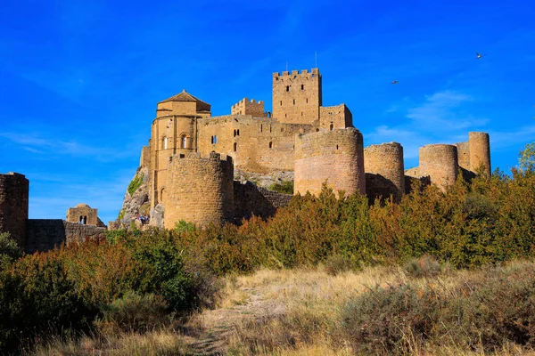 Château Loarre Est Une Forteresse Espagnole Province Aragon Structure Défensive — Photo