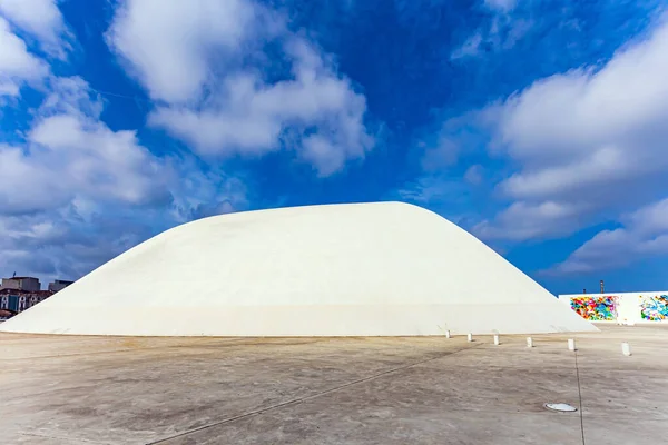 Cultureel Centrum Van Beroemde Architect Oscar Niemeyer Hier Worden Diverse — Stockfoto